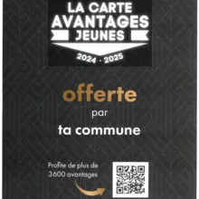 La carte avantages jeunes est arrivée