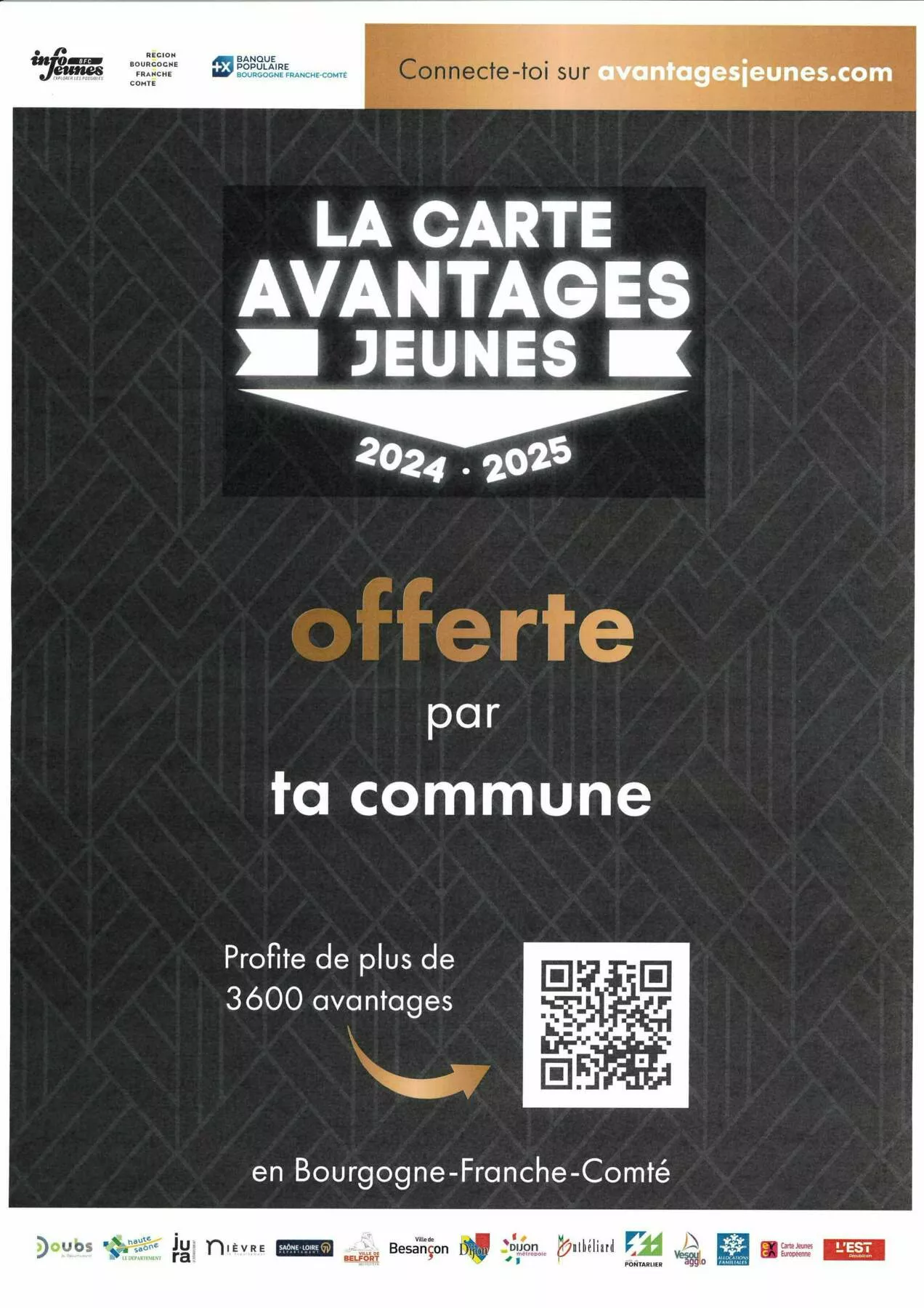 La carte avantages jeunes est arrivée